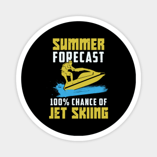 Funny Jet Ski Skiing Jetski Riding Gift Magnet